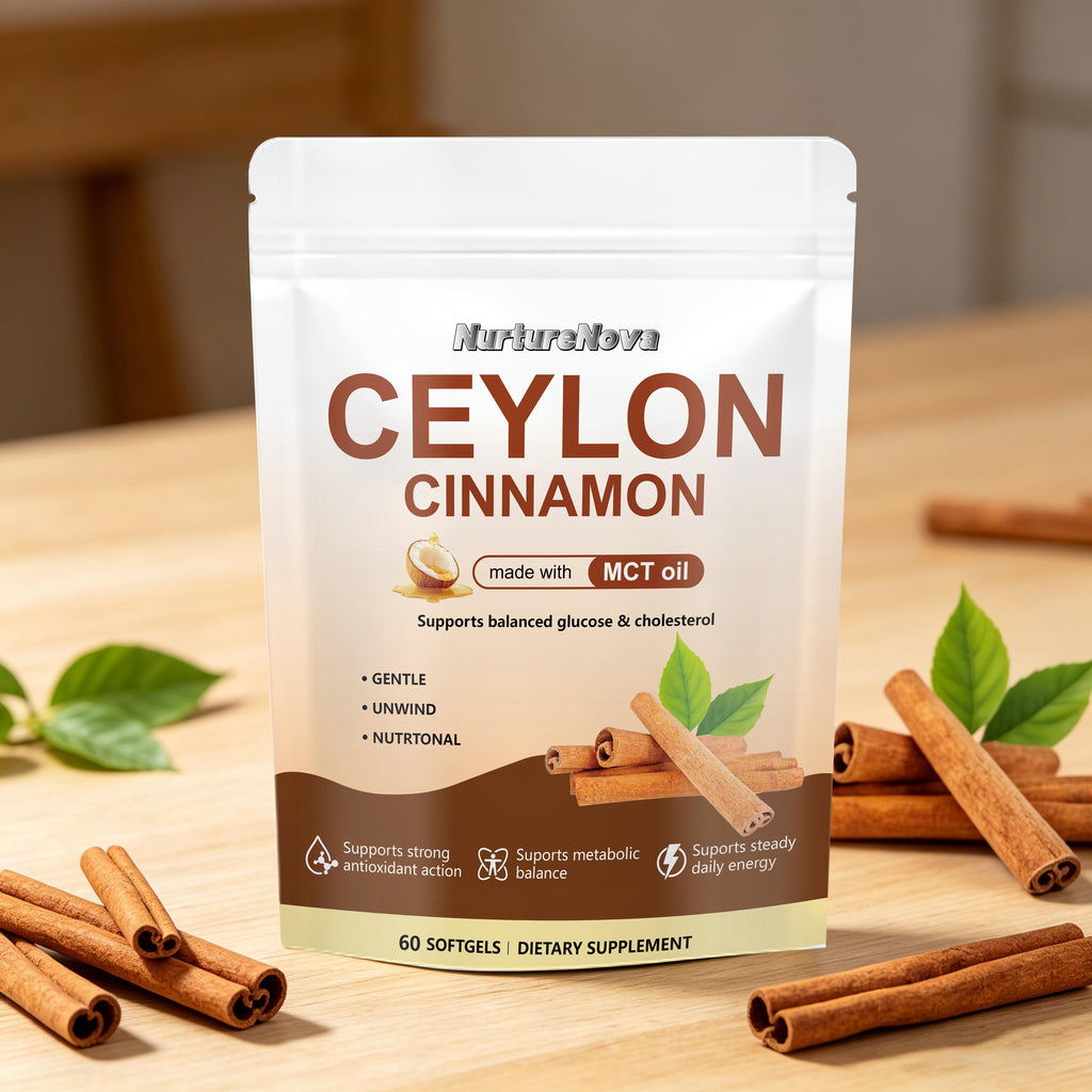 Ceylon Cinnamon Softgels - Glucose Balance|60 Softgels|Dropship