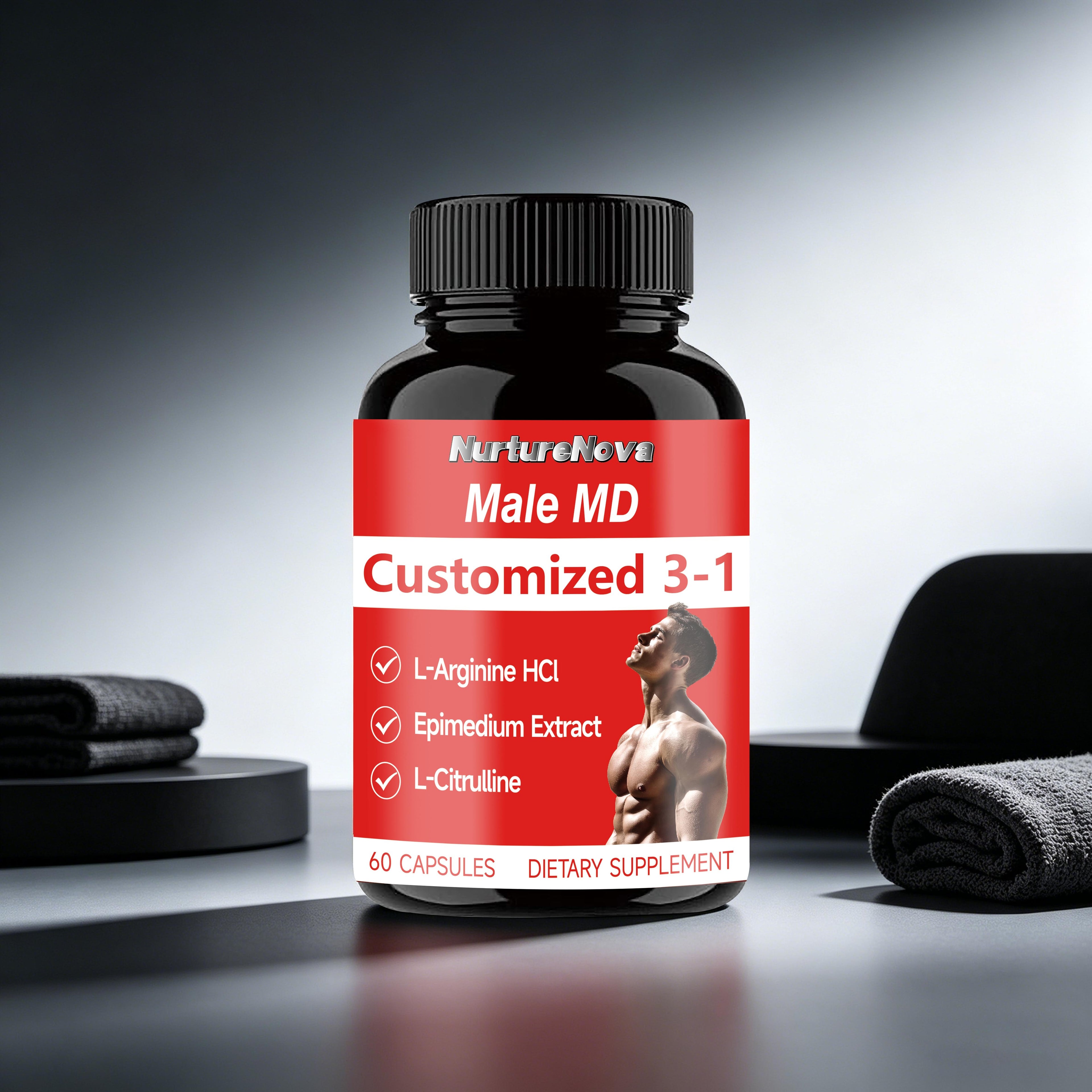 Male MD 3-in-1 Capsules-Men's Health|60ct|Dropship