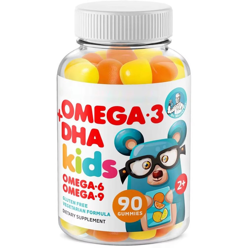 Kids Omega 3 DHA Gummies - Brain Support |90 Gummies|Dropship