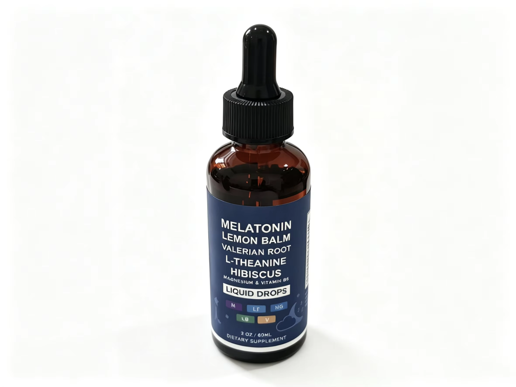 Melatonin Liquid Drops - Night Rest & Relax Support | 60ml | Dropship
