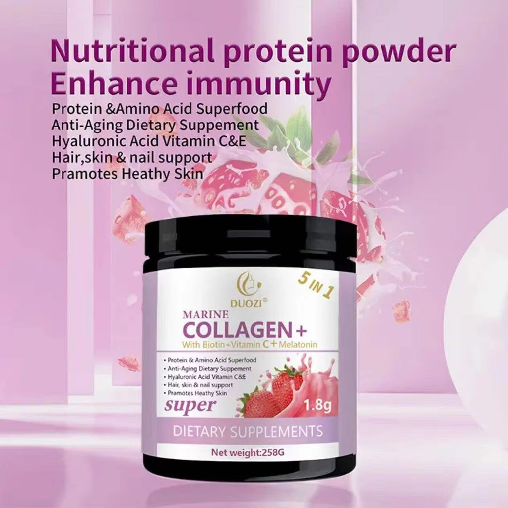 5 In 1 Collagen Powder - Support Hair Skin Nail | 258g | Dropship