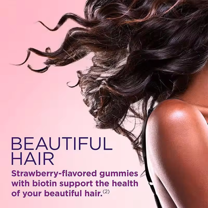 Hair Skin & Nails Gummies-Healthy Hair Skin & Nail Growth|80ct|Dropship