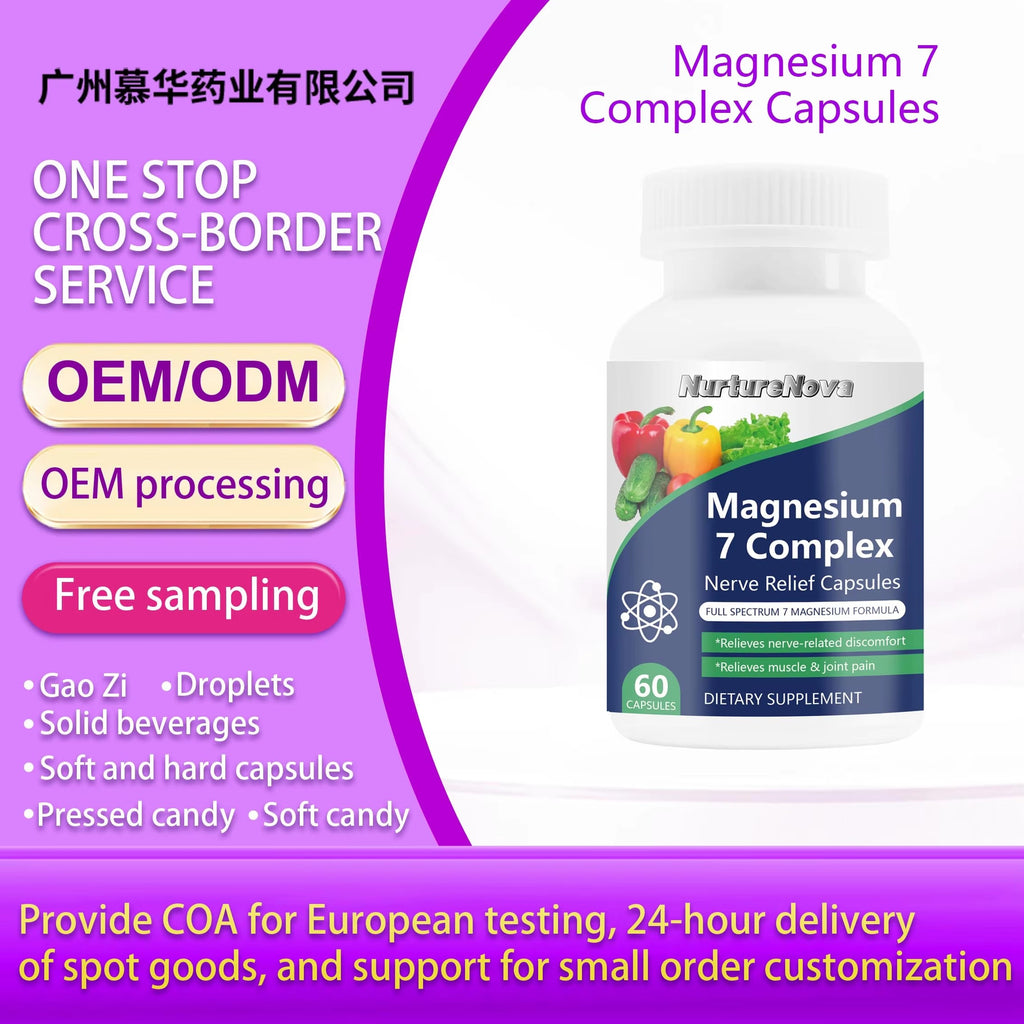 Magnesium 7 Complex Capsules - Muscle Relief |60 Capsules|Dropship