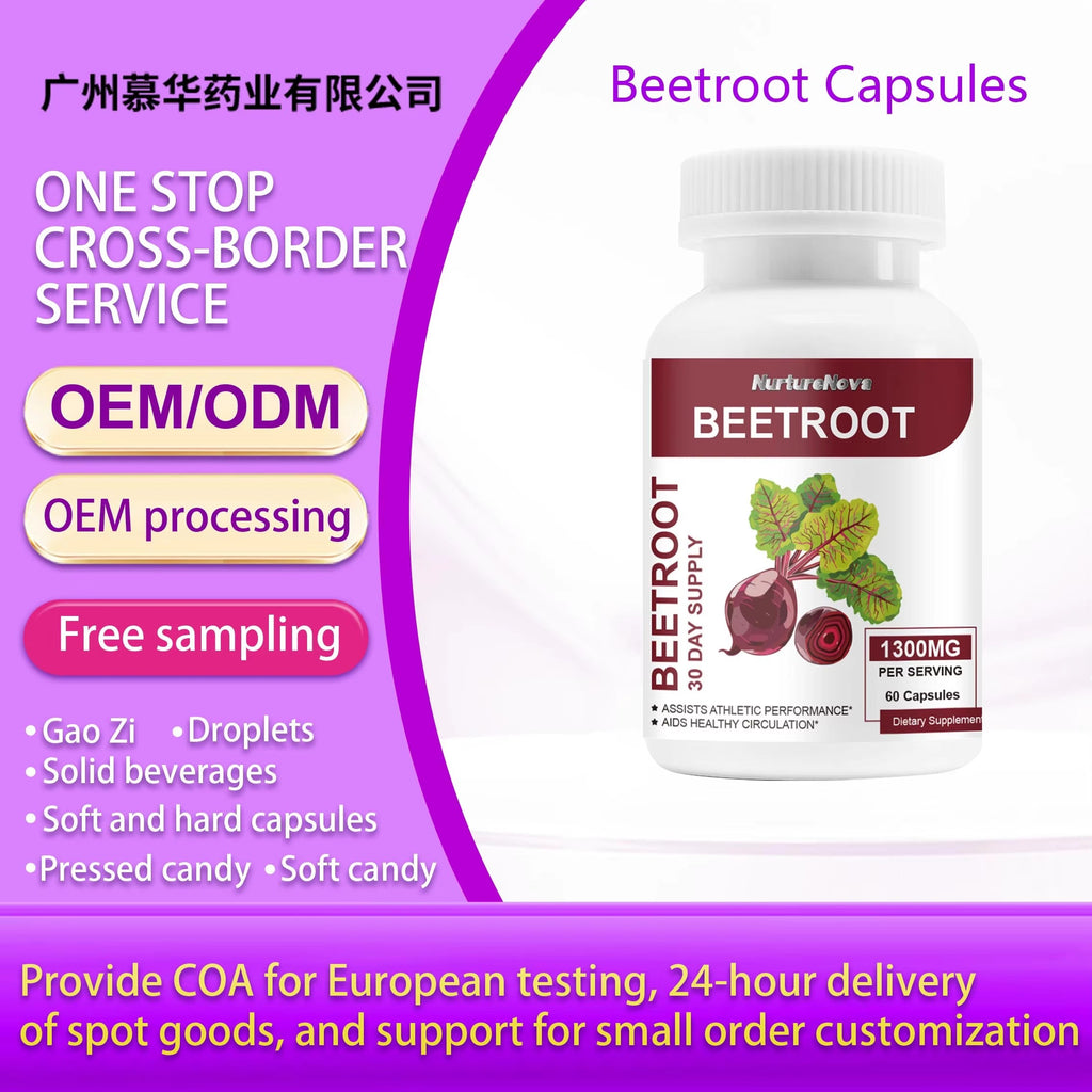 Beetroot Capsules - Athletic Performance Support |60 Capsules|Dropship