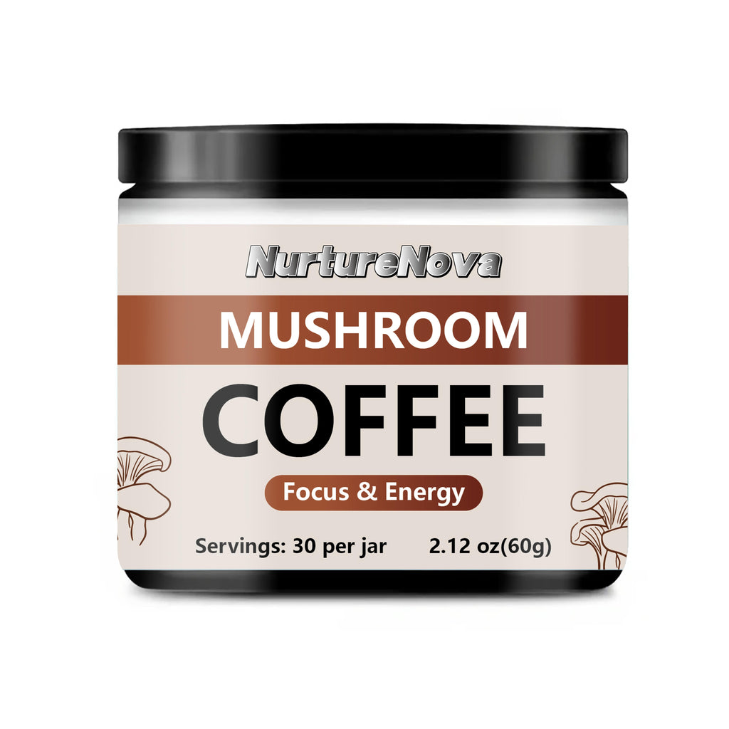 Mushroom Coffee Powder - Support Focus & Natural Energy|60g|Dropship