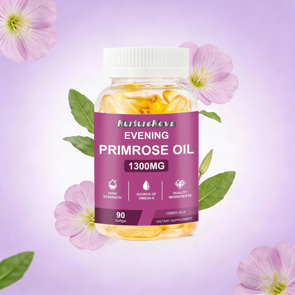 Primrose Oil Softgels - Female Wellness Support | 90 Softgels | Dropship