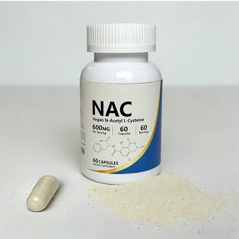 NAC N-Acetyl L-Cysteine Capsules - Antioxidant Support | 60 Count | Dropship