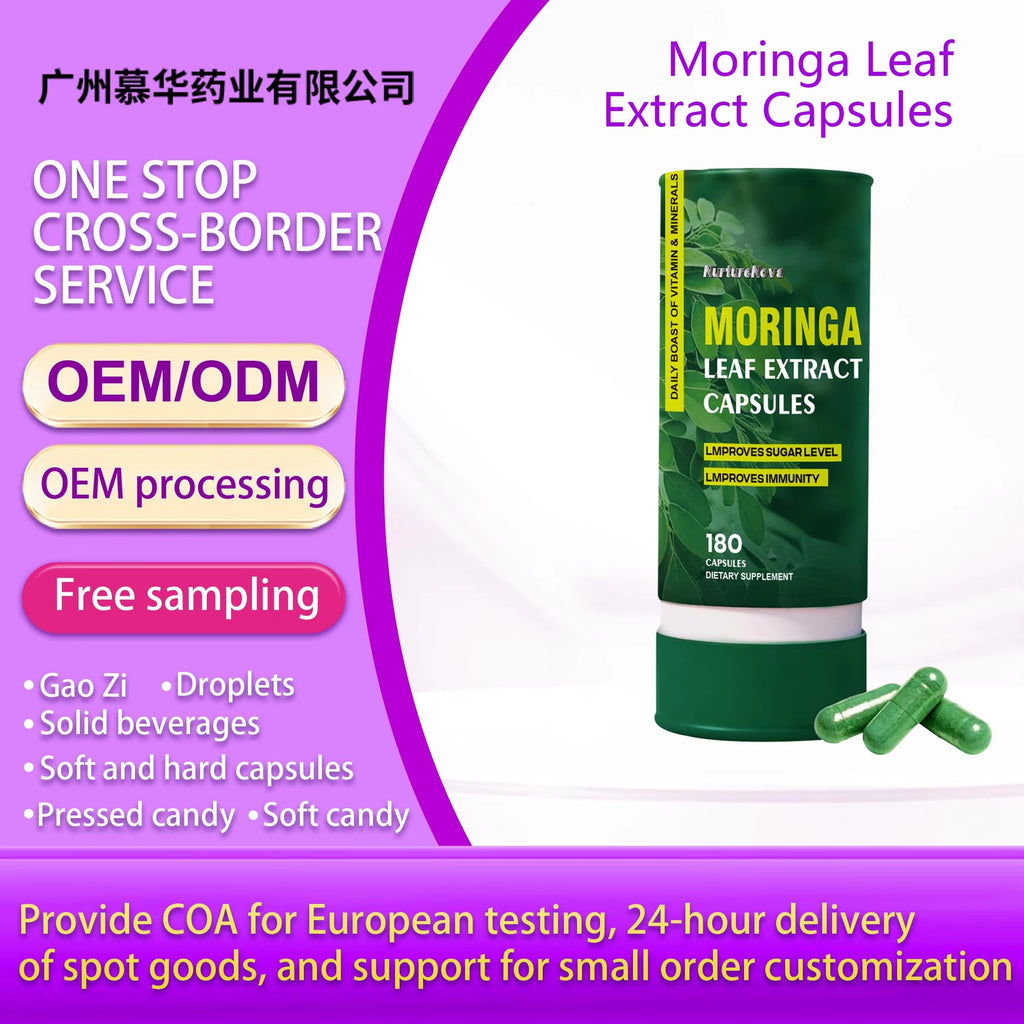 Moringa Leaf Extract Capsules-Blood Sugar Support|180Capsules|Dropship