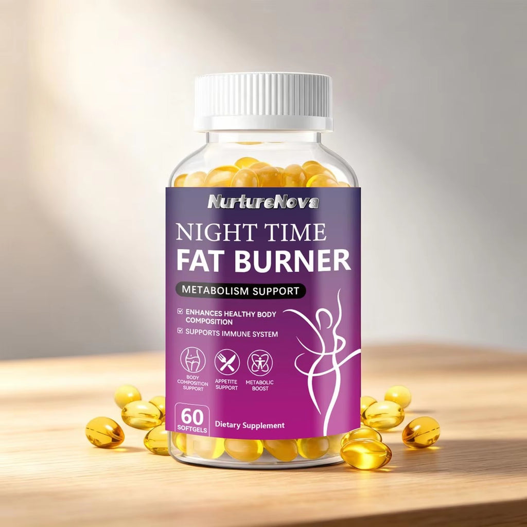 Night Time Fat Burner Softgels-Support Metabolism|60ct|Dropship