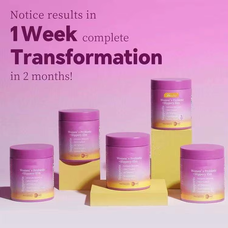 Women's Intimate Probiotic Gummies - Flora & Moisture Support | 60ct | Dropship