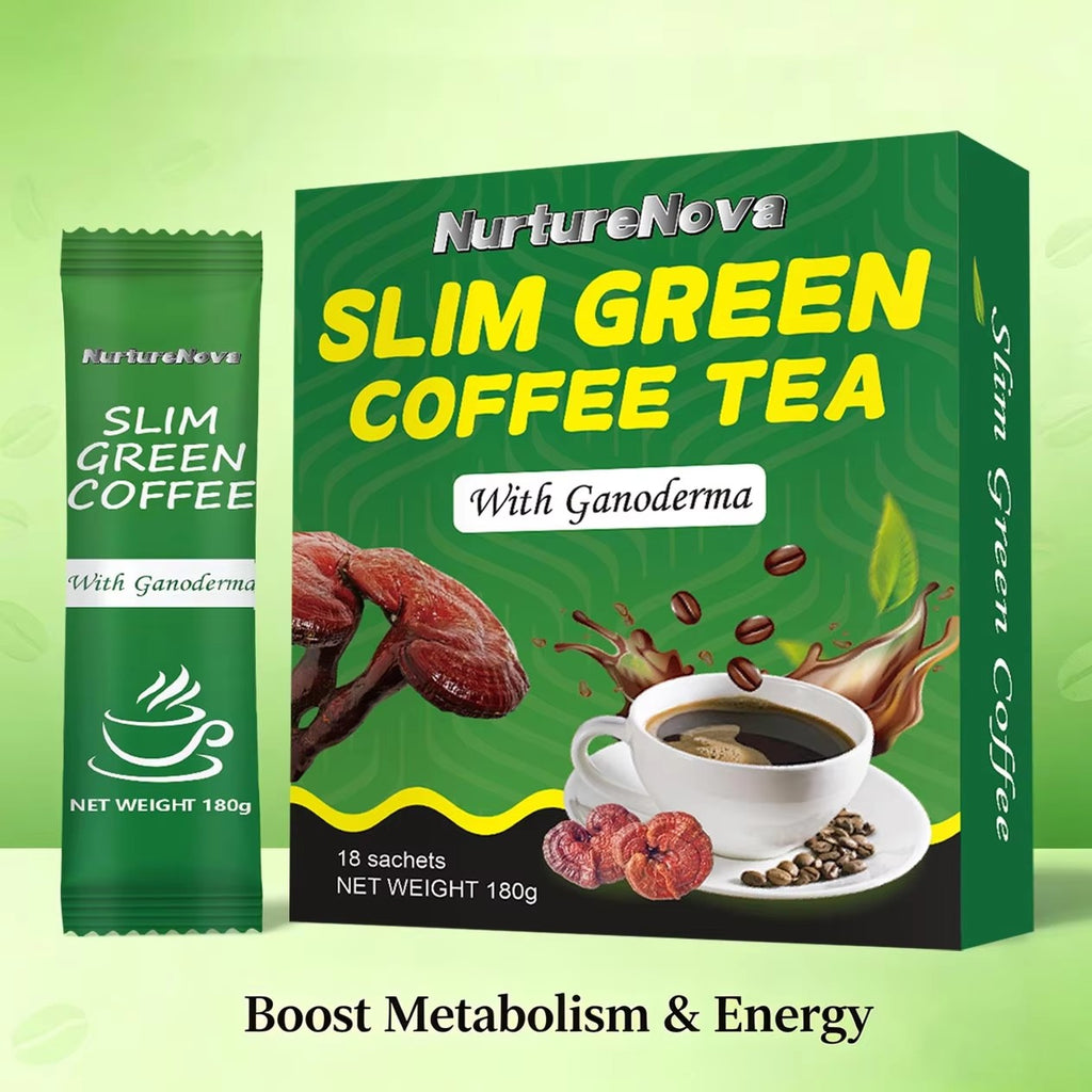 Slim Green Coffee Tea - Weight Management Support |18 Sachets|Dropship