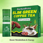 Slim Green Coffee Tea - Weight Management Support |18 Sachets|Dropship