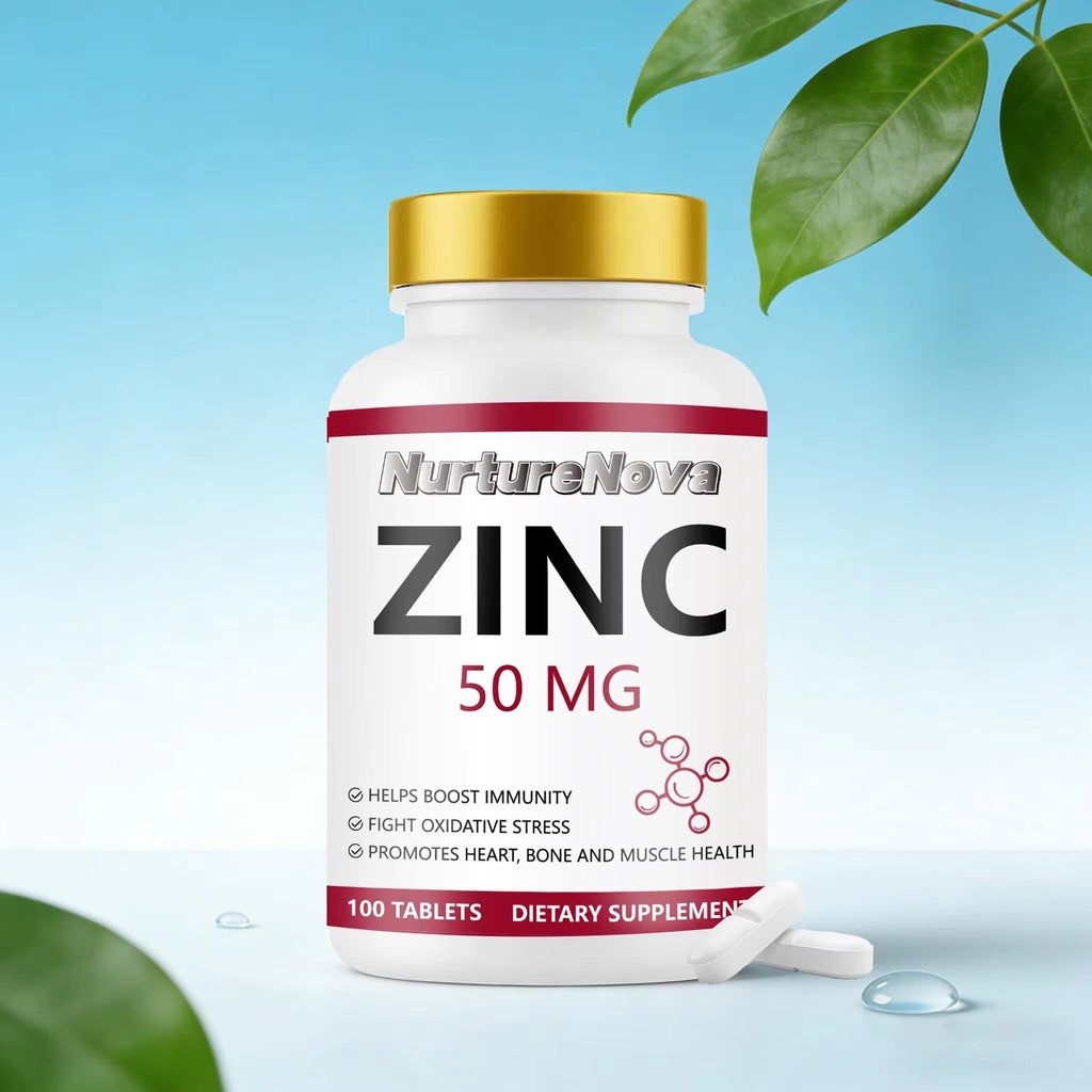 Zinc Tablets - Immune & Antioxidant Support | 50mg 100 Tablets | Dropship