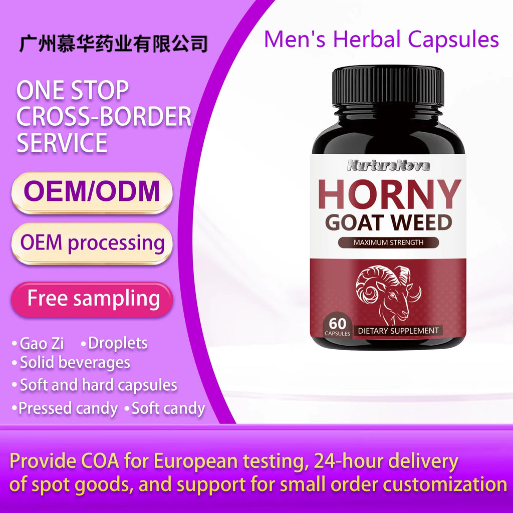 Horny Goat Weed Capsules - Men's Vitality Strength|60Capsules|Dropship