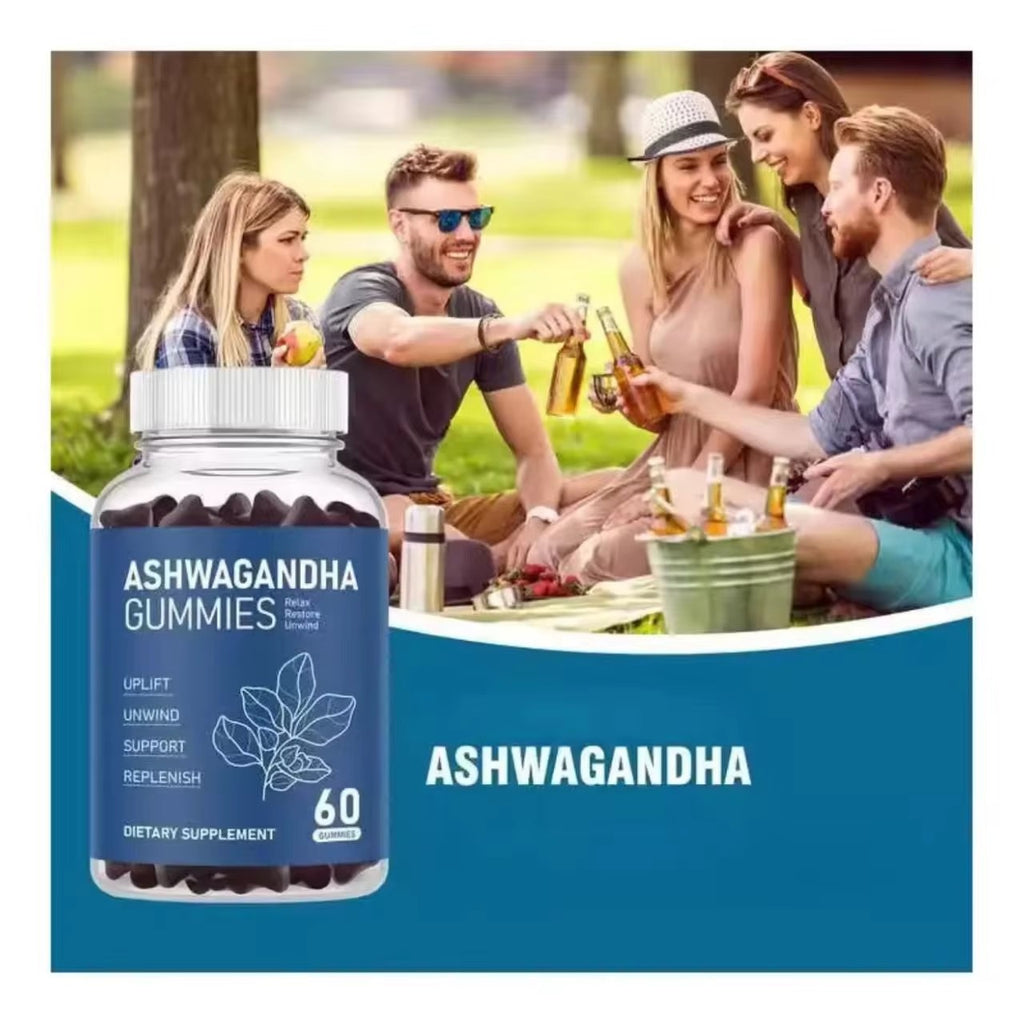 Ashwagandha Gummies - Stress Relief | 60 Gummies | Dropship