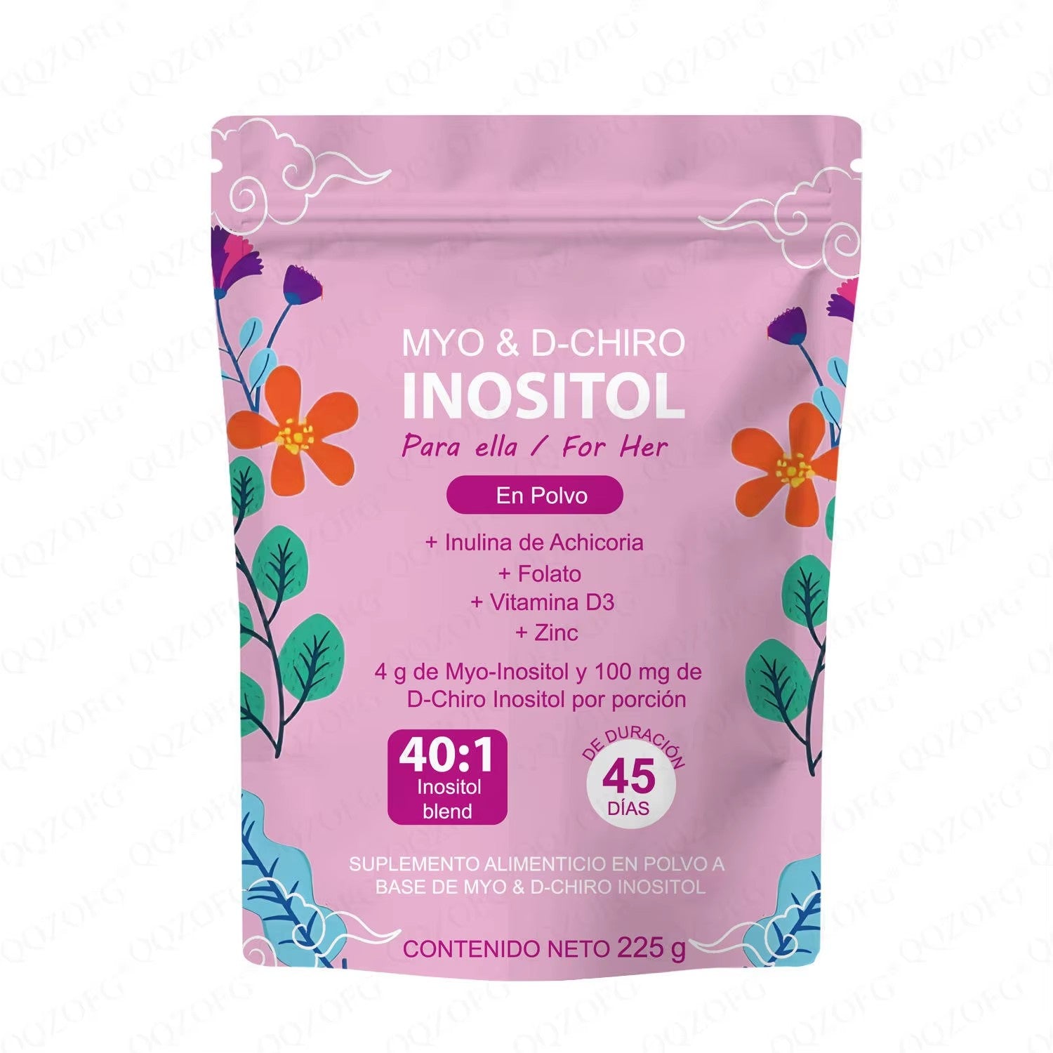 Myo-Inositol Powder - For Her Hormone Balance | 225g | Dropship