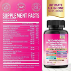 16-in-1 Myo-Inositol Complex Capsules - Women's Hormone Support |90 Count|Dropship