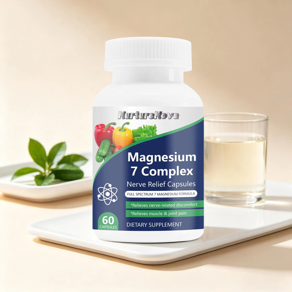 Magnesium 7 Complex Capsules - Muscle Relief |60 Capsules|Dropship