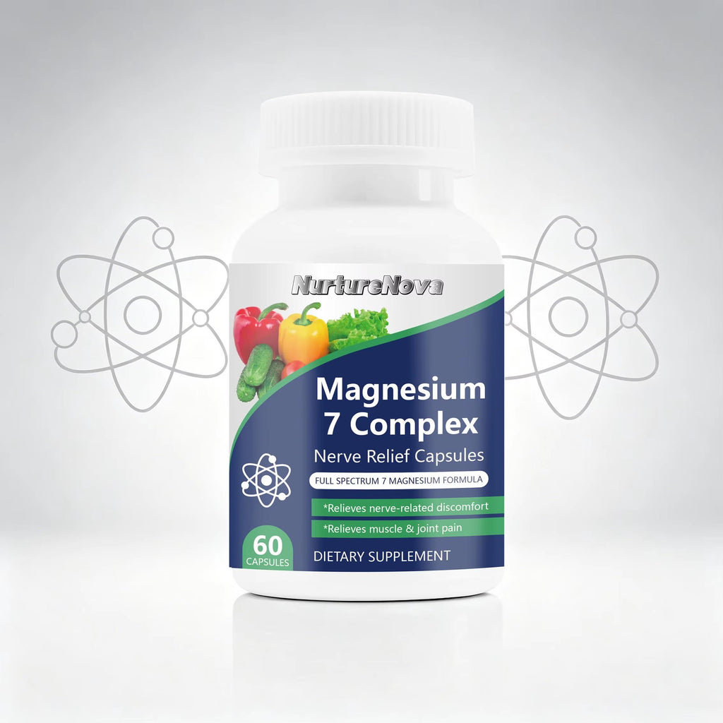 Magnesium 7 Complex Capsules - Muscle Relief |60 Capsules|Dropship