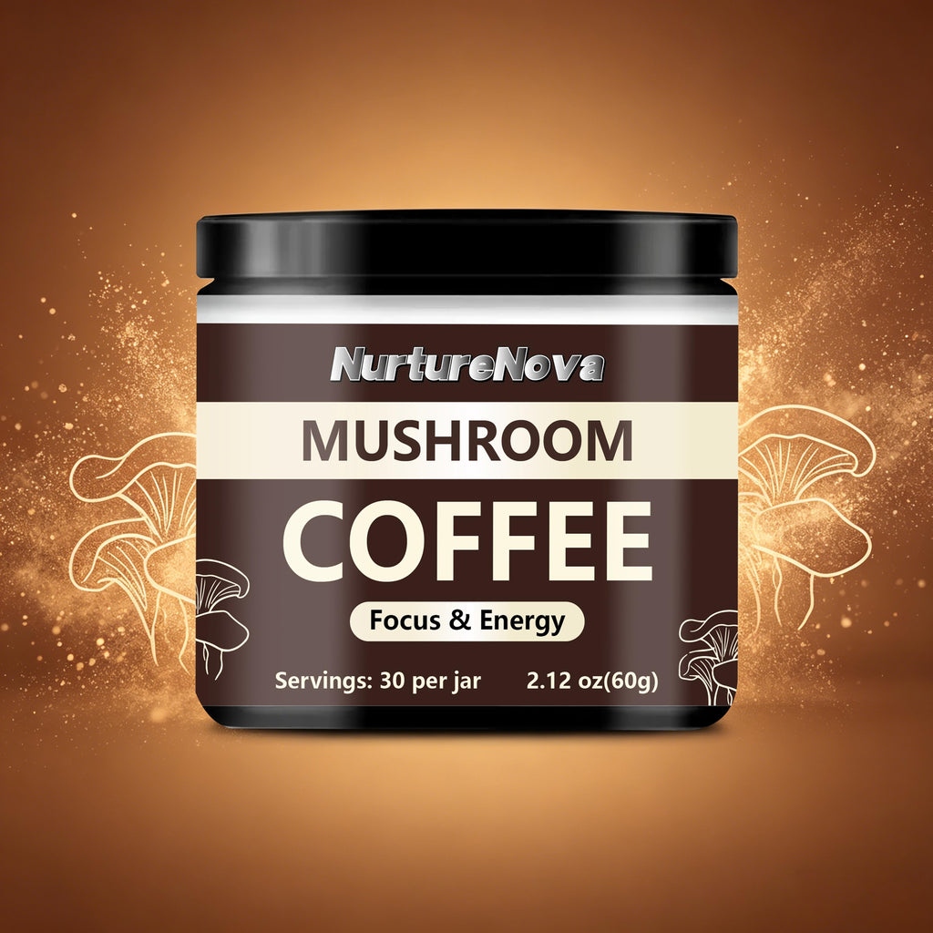 Mushroom Coffee Powder - Boost Focus & Energy|60g|Dropship