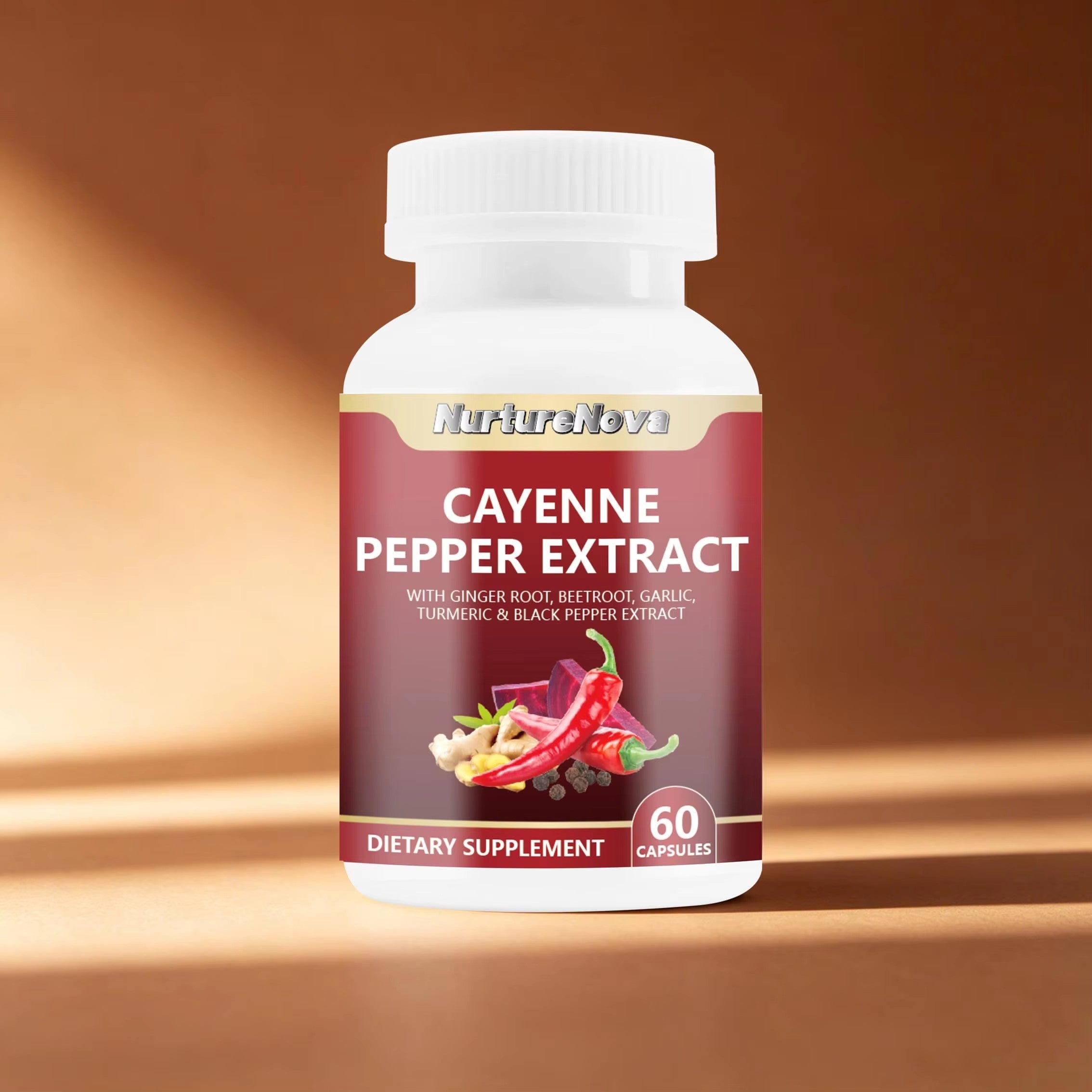 Cayenne Pepper Extract Capsules - Detox Support |60 Capsules| Dropship