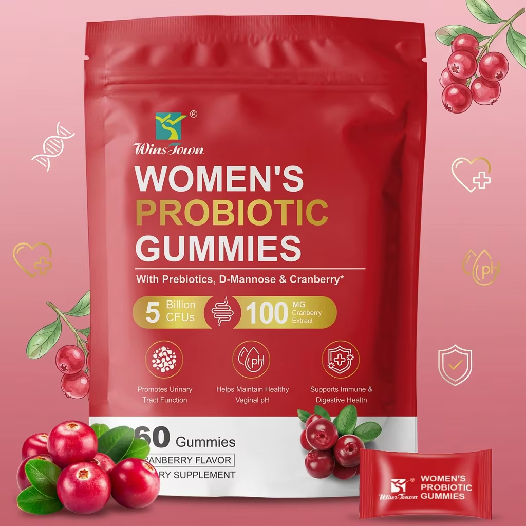 Women's Probiotic Gummies - Urinary & Digestive Support | 60ct | Dropship