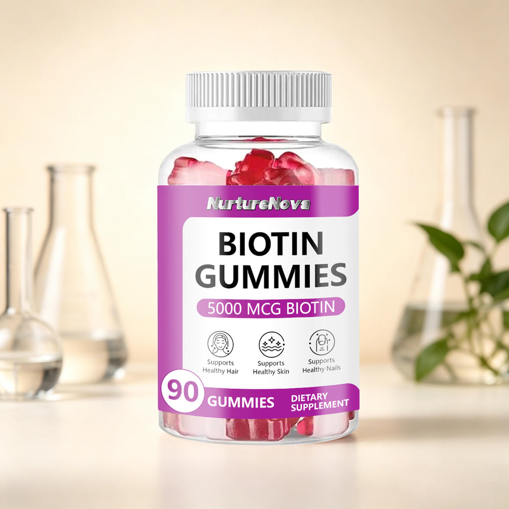 Biotin Gummies - Hair Skin Nail Support |90 Gummies|Dropship