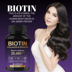 Biotin Collagen Keratin Beauty Complex Capsules-Support Healthy Hair Skin|60 Capsules|Dropship