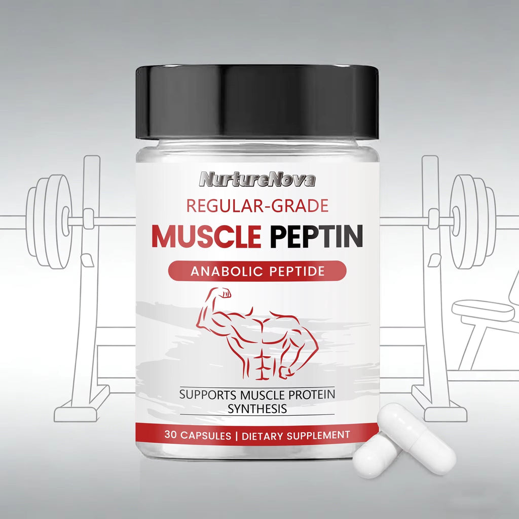 Muscle Peptin Capsules - Support Muscle Protein Synthesis | 30 Count | Dropship