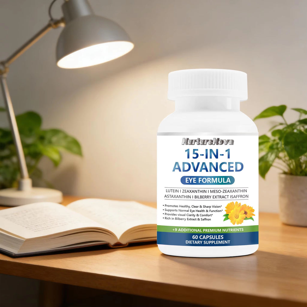 15-in-1 Eye Vitamins Capsule- Visual Clarity & Comfort Support | 60 Capsules | Dropship