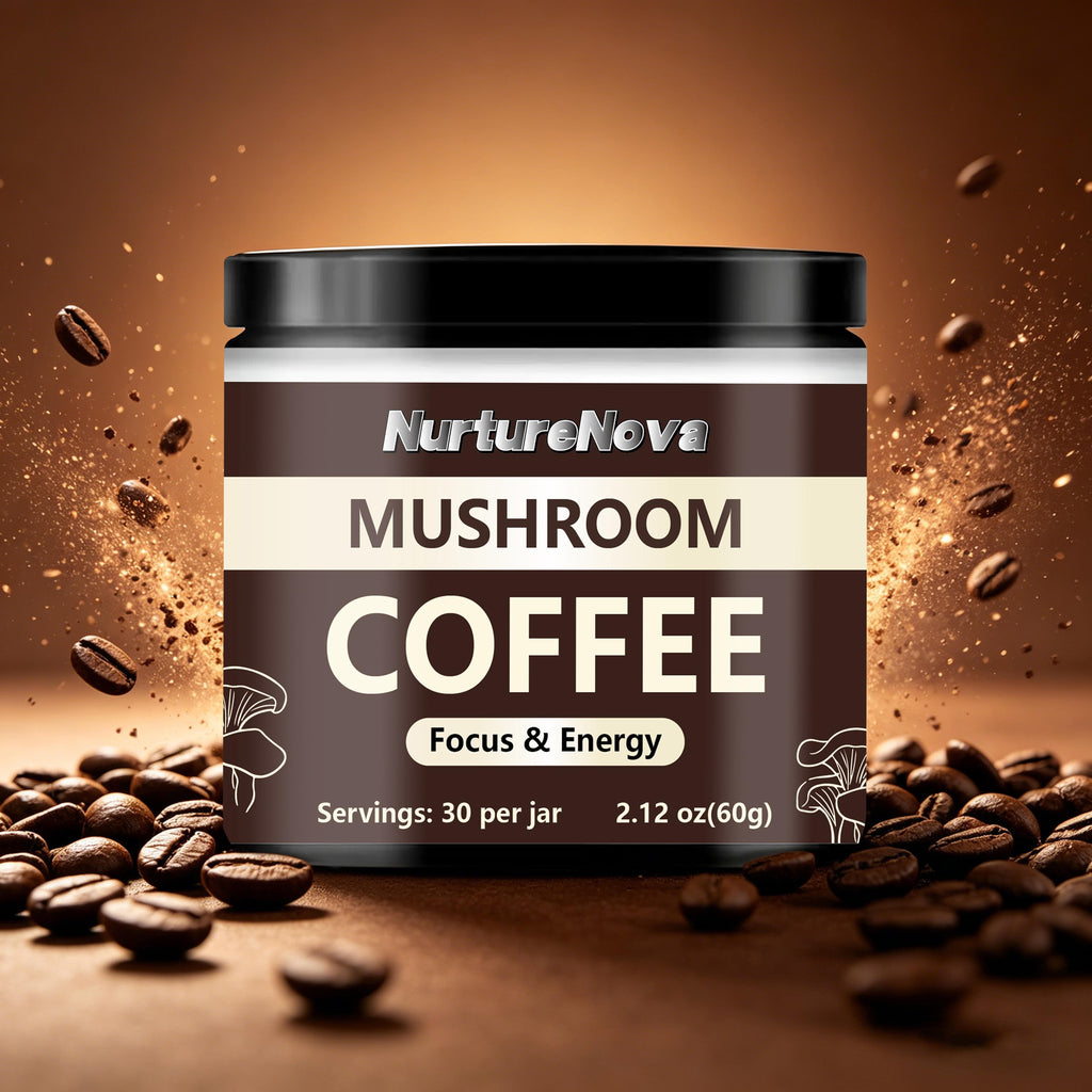 Mushroom Coffee Powder - Boost Focus & Energy|60g|Dropship