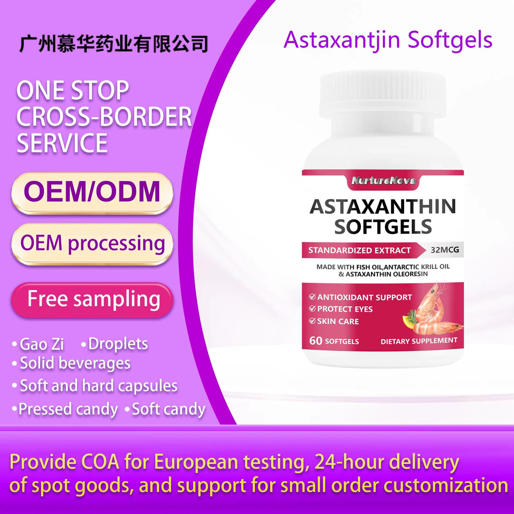 Astaxanthin Softgels - Eye & Skin Care Support |60 Softgels|Dropship