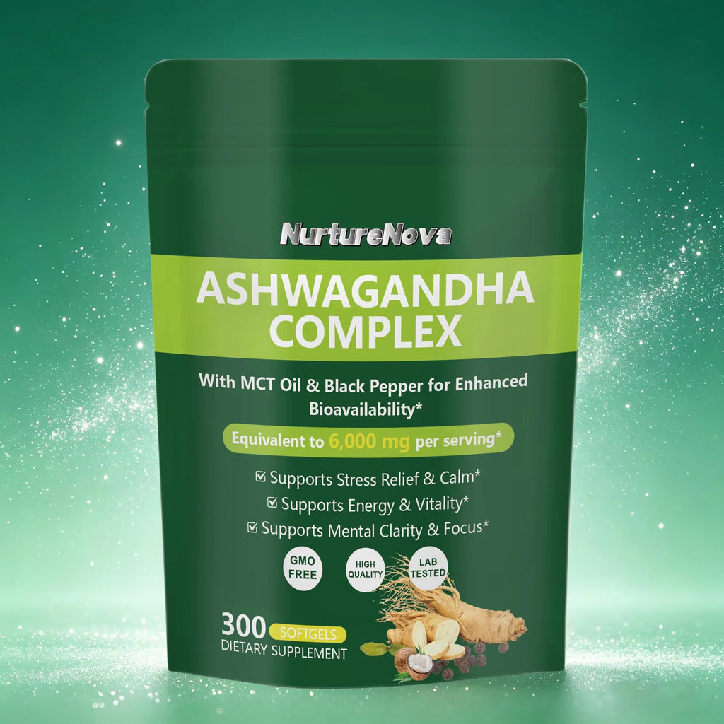 Ashwagandha Complex Softgels - Energy Support|300 Softgels|Dropship