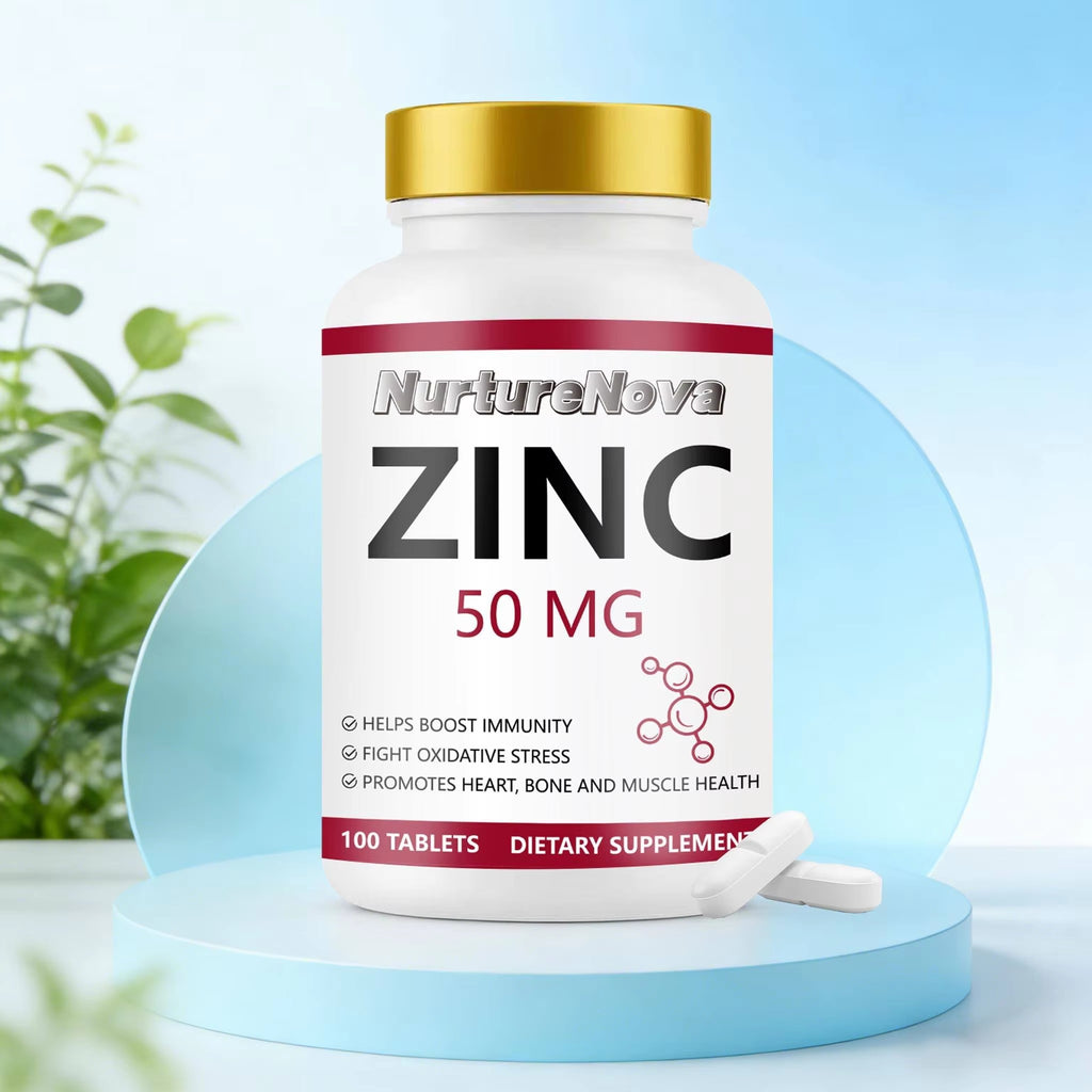 Zinc Tablets - Immune & Antioxidant Support | 50mg 100 Tablets | Dropship