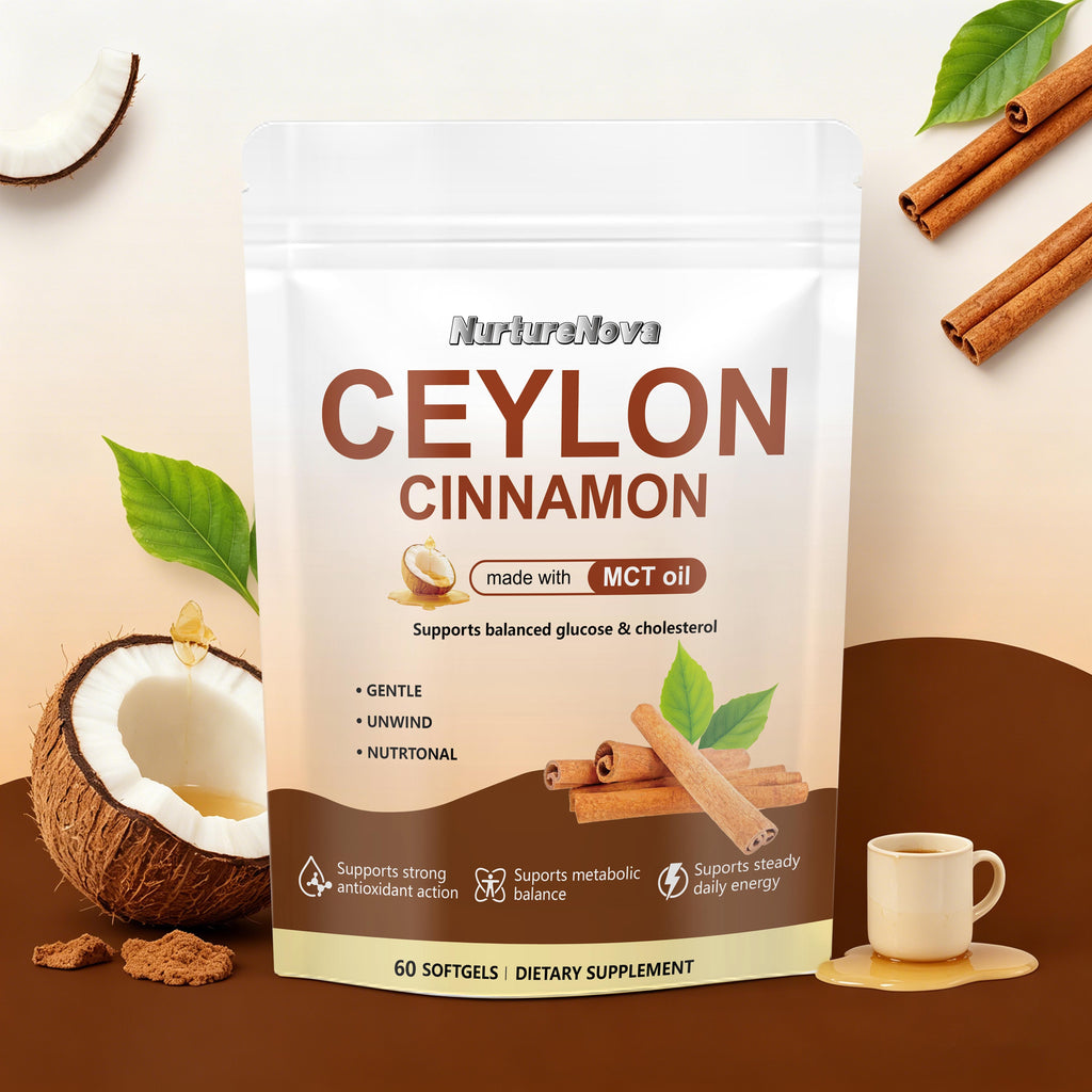 Ceylon Cinnamon Softgels - Glucose Balance|60 Softgels|Dropship
