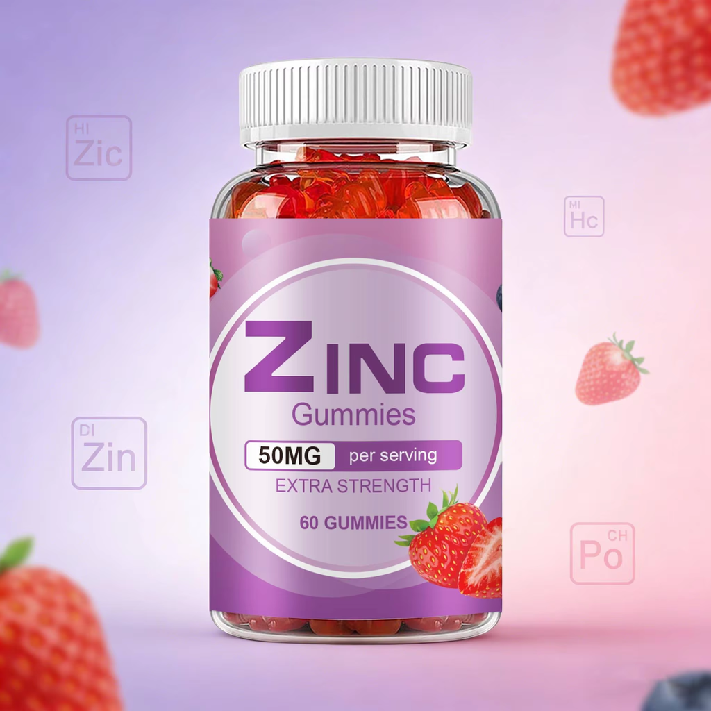 Zinc Gummies - Immune Support Supplement | 50mg 60ct | Dropship