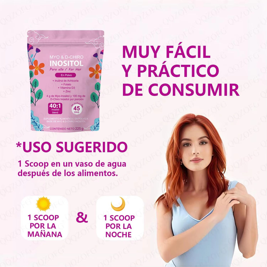 Myo-Inositol Powder - For Her Hormone Balance | 225g | Dropship