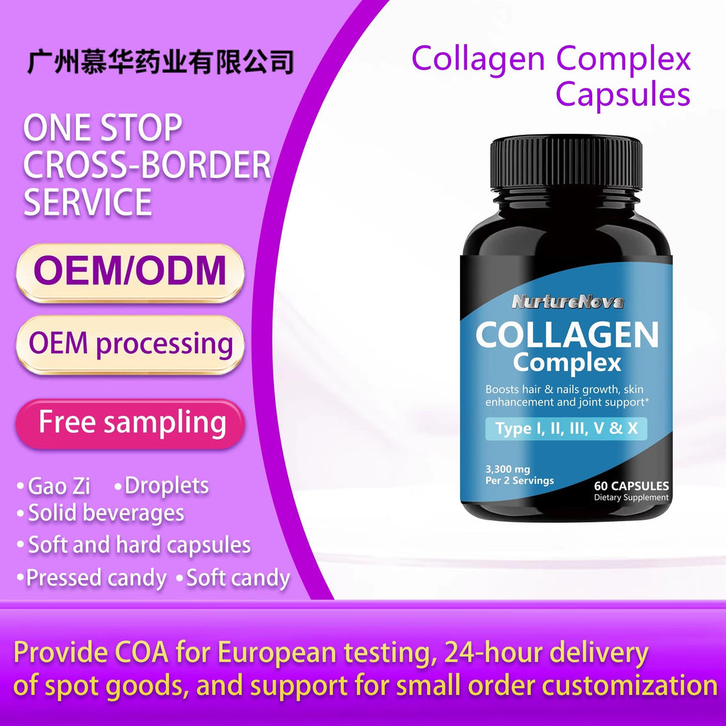 Collagen Complex Capsules - Skin Hair Nail Health|60 Capsules|Dropship