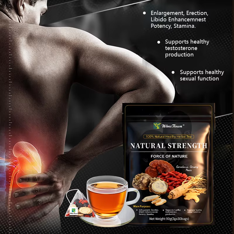 Natural Strength Tea - Herbal Vitality Support | 30ct | Dropship