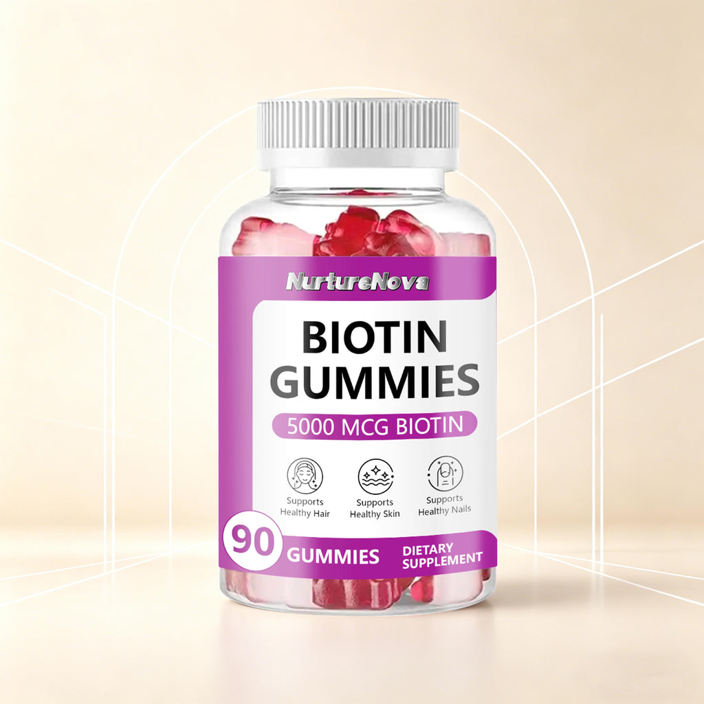 Biotin Gummies - Hair Skin Nail Support |90 Gummies|Dropship