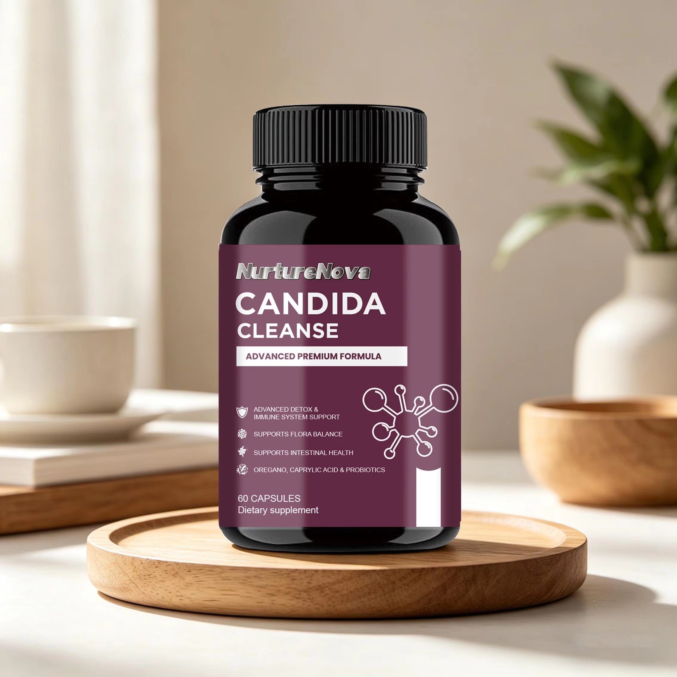 Candida Cleanse Capsules - Detox Gut |60 Capsules|Dropship