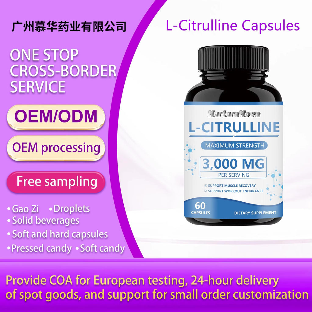 L-Citrulline Capsules - Muscle Recovery Support |60 Capsules| Dropship