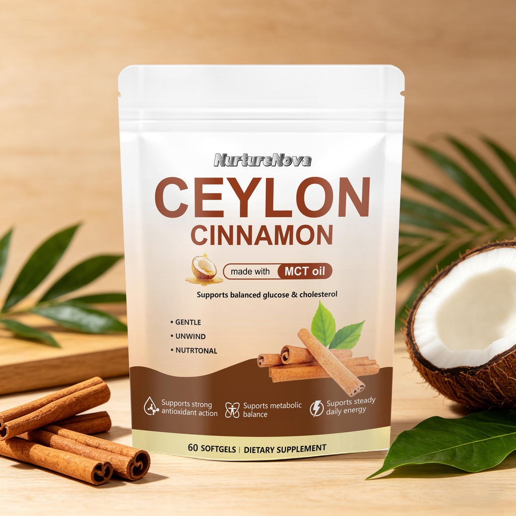 Ceylon Cinnamon Softgels - Glucose Balance|60 Softgels|Dropship
