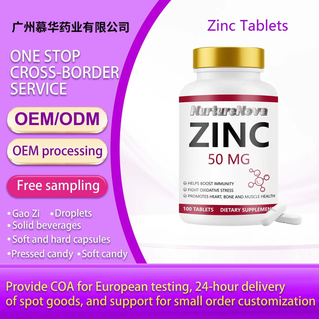 Zinc Tablets - Immune & Antioxidant Support | 50mg 100 Tablets | Dropship