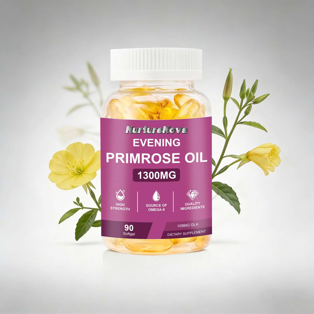 Primrose Oil Softgels - Female Wellness Support | 90 Softgels | Dropship