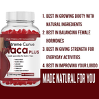 Maca Plus Gummies - Butt & Hips Curve Support | 60 Gummies | Dropship