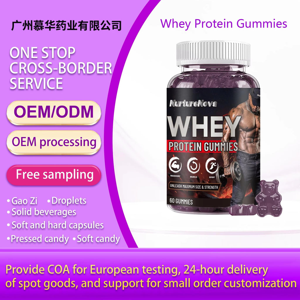 Whey Protein Gummies - Build Muscle|60 Gummies|Dropship