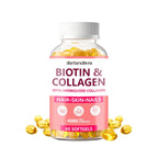 Biotin & Collagen Softgels - Healthy Hair Skin & Nails | 60 Softgels | Dropship