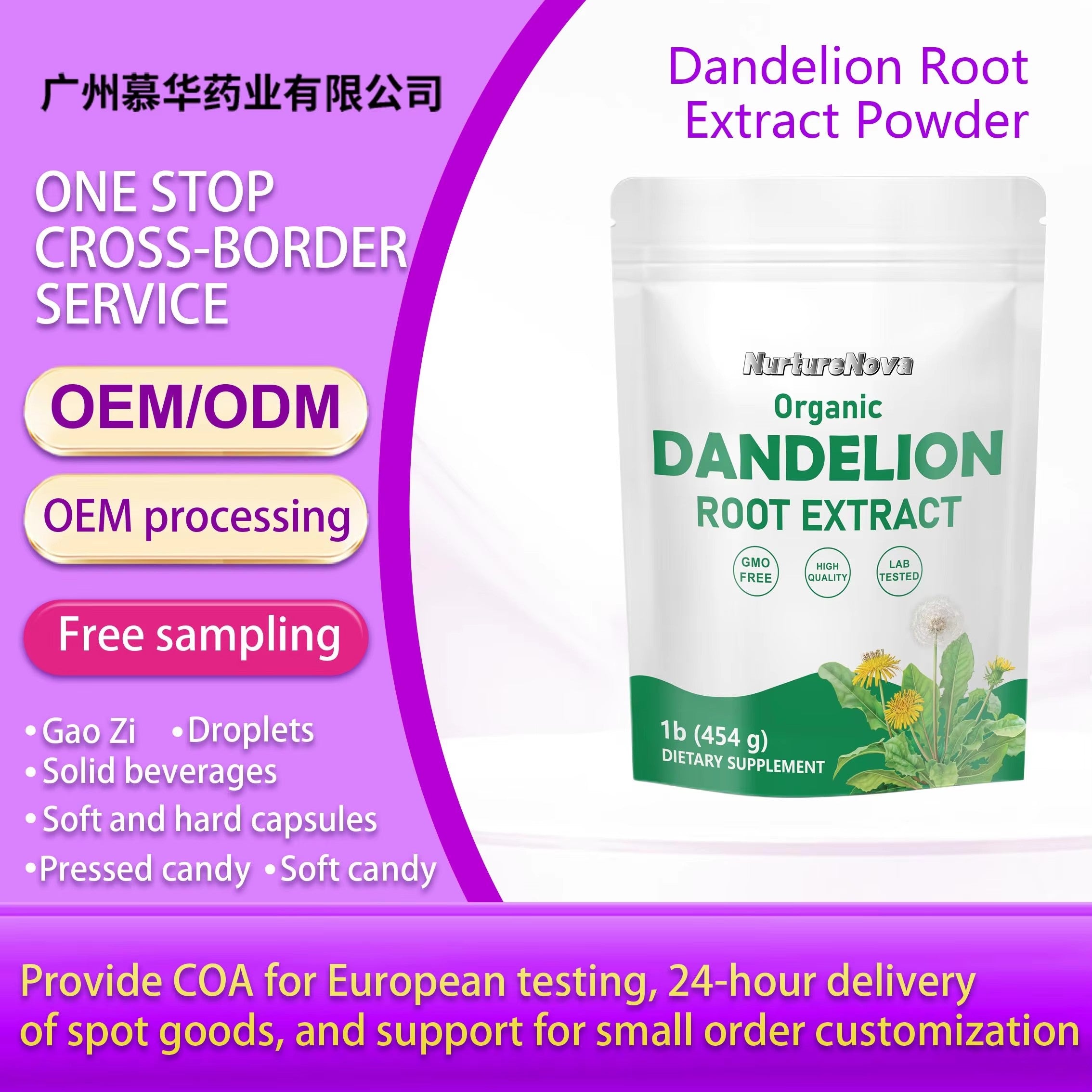 Dandelion Root Extract Powder - Body Detox Support |454g|Dropship