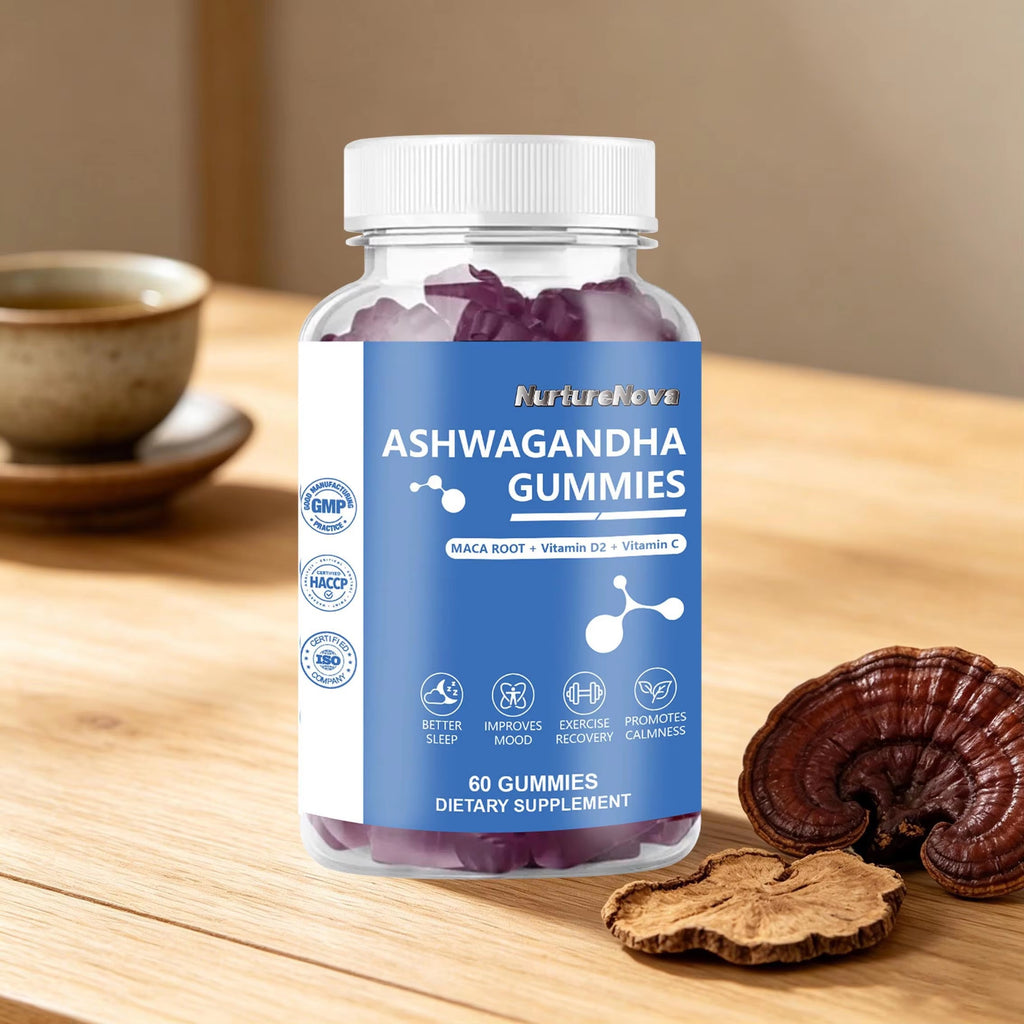 Ashwagandha Gummies - Improve Mood Sleep| 60 Gummies | Dropship
